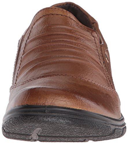 Easy Street Womens Proctor Faux Leather Pleated Flats2