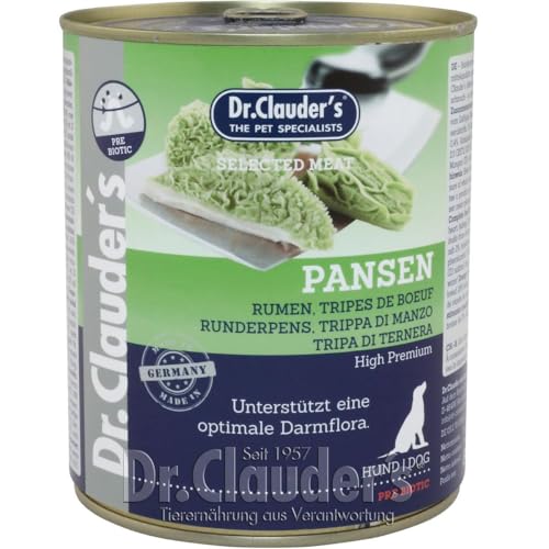 Produktbild von Dr Clauder Nassfutter für Hund Selected Meat Pansen - 6 x 800 g