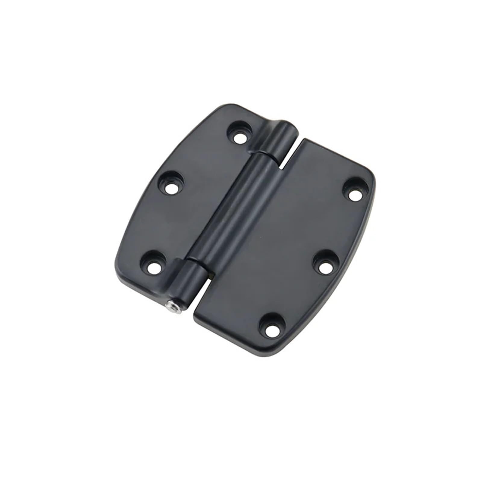 Hardware de equipo maquinaria industrial, puerta carga, bisagra grande alta resistencia, acero al carbono negro, 1 Uds
