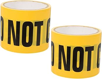 Amazon.co.jp: JECOMPRIS 警察ラインテープ 非粘着 警告バリケード