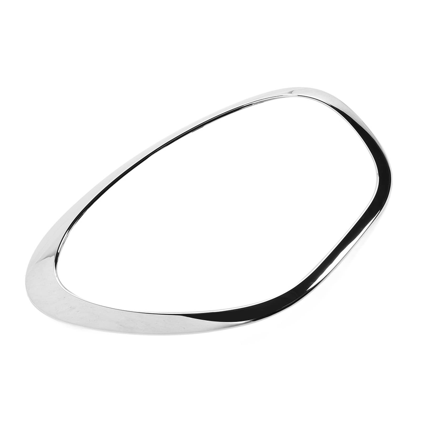 Copri Faro Anteriore Destro Per Mini Cooper R60 Countryman - ABS Cromato, Sostitutivo 51139801573