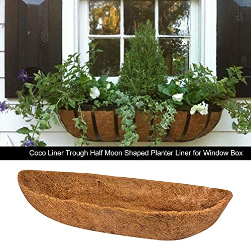 Chengchuang 2 Packs Natural Coco Fiber Replacement Liner, 24/30/36/48 In Coconut Liners For Planters, Coco Liners For Window Box/Hanging Basket Liners, Durable Coconut Coir For Planting(30Inch)… #TOP5