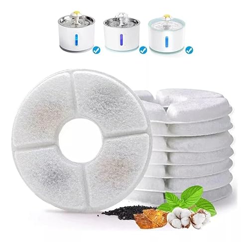 Kit 4 Refil Filtro Bebedouro Fonte De Água Pet Cães Gatos