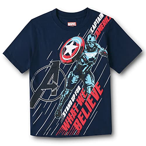 Image of Kidsville Batman Printed Regular Fit Yellow Cotton Boy's T-Shirt