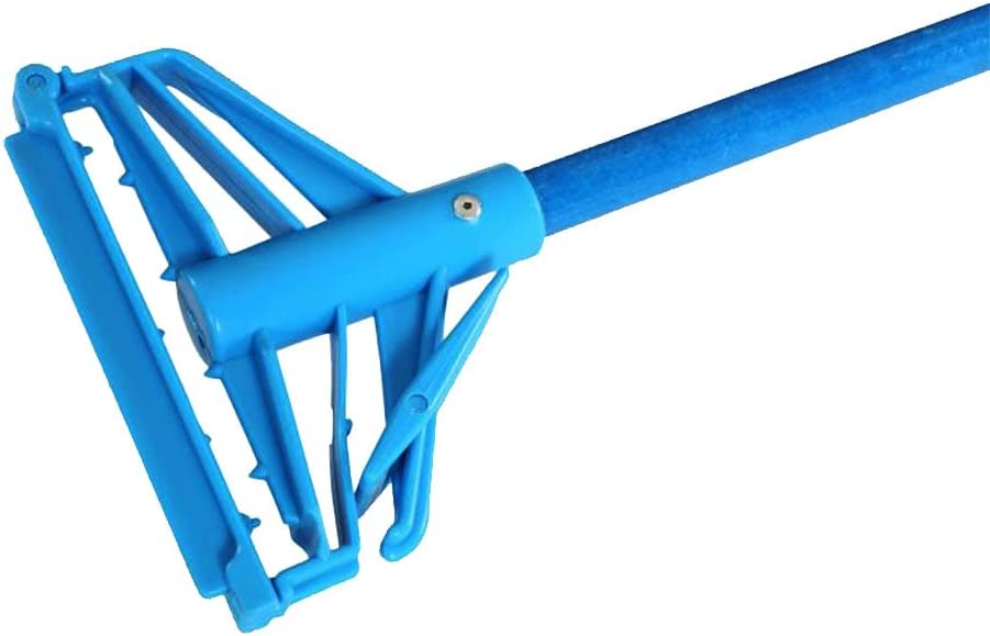 Fiberglass Quick Release Mop Handle, 60", Blue