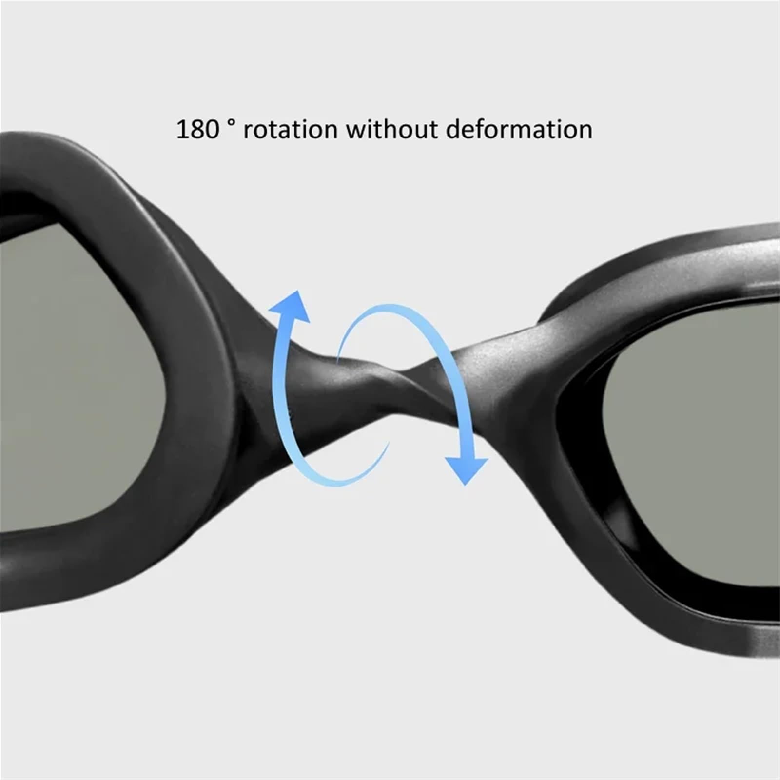 Gafas De Natación Adultos Niños Deportes Para Deportes | Gafas de natación lentes ópticas HD impermeables antivaho gafas de piscina de marco grande