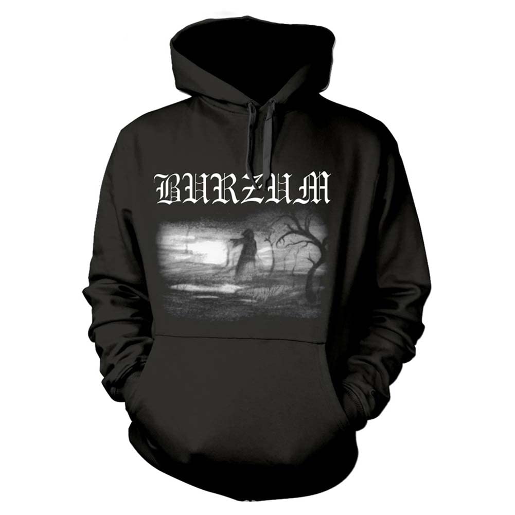 Burzum Men's Black Aske 2013 Hooded Sweatshirt S