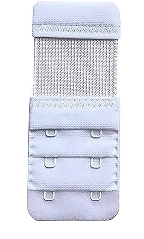 lpx � Bra Hook Extender-2 Hook - 3 Rows (with Extra Elastic) Save Your Bra Increase WHITE-picture-30