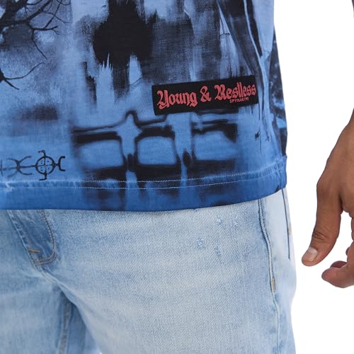 Image of Spykar Men's Slim Fit Henley Neck Full Sleeve Solid Casual T-Shirt
