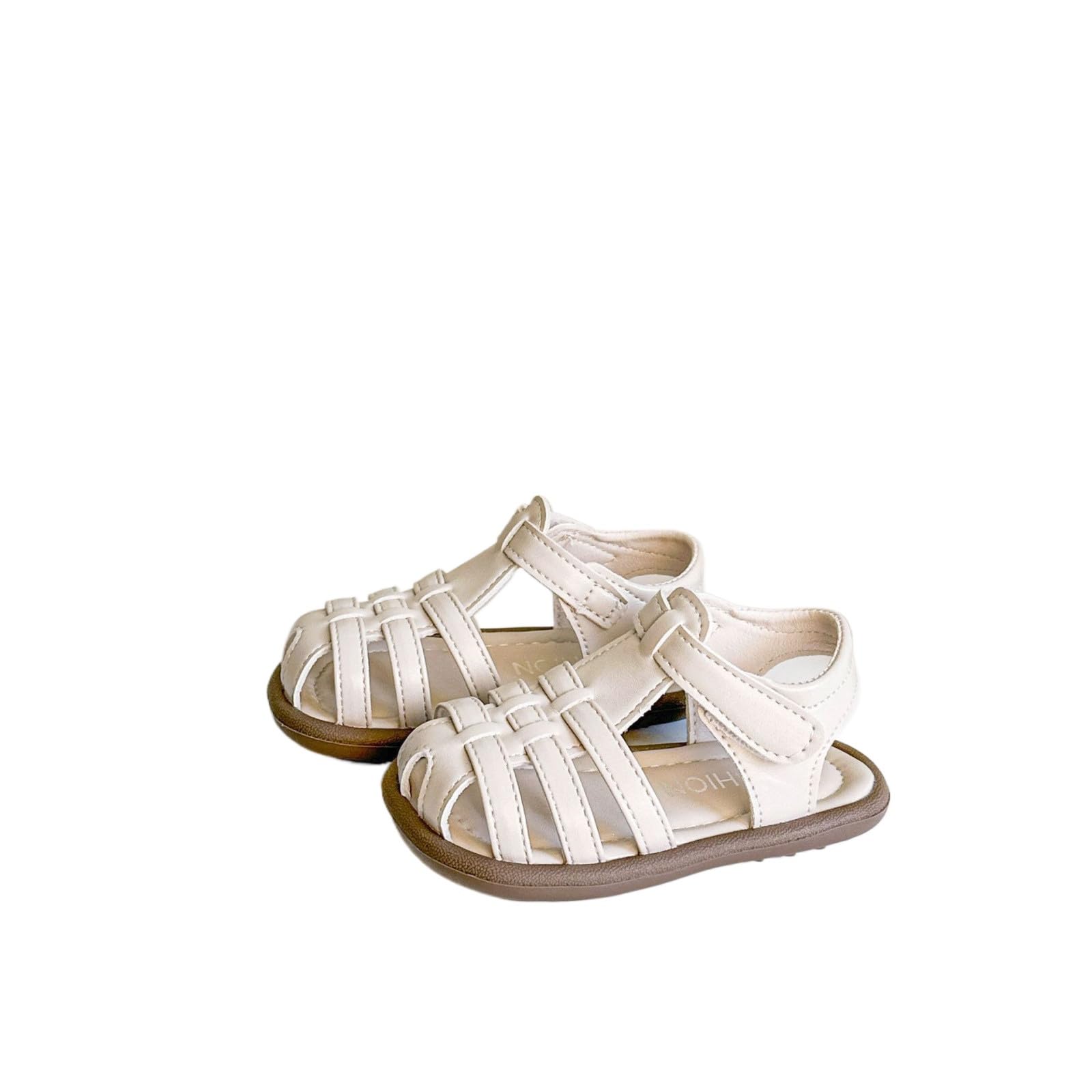 YHQZNLXQ Generisch Dziewczę ły Maluch Casual Outdoor Roman Shoes Miękka podeszwa Oddychająca Wygodna letnia wiosna Niemowlę pierwsze buty do chodzenia