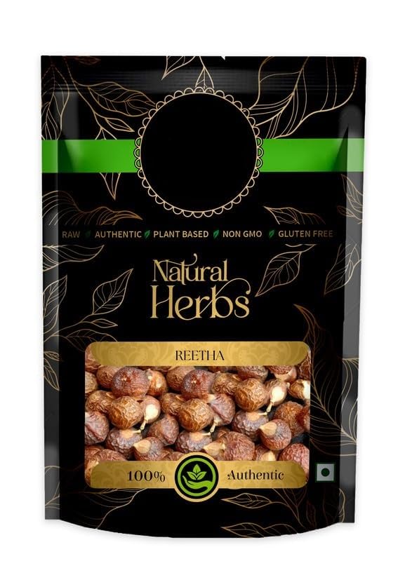 JB Soapnut - Reetha - Sapindus Mukorossi - Herbal Hair Care for Hair Growth and Scalp Wellness - Pure & Natural (100 Grams)