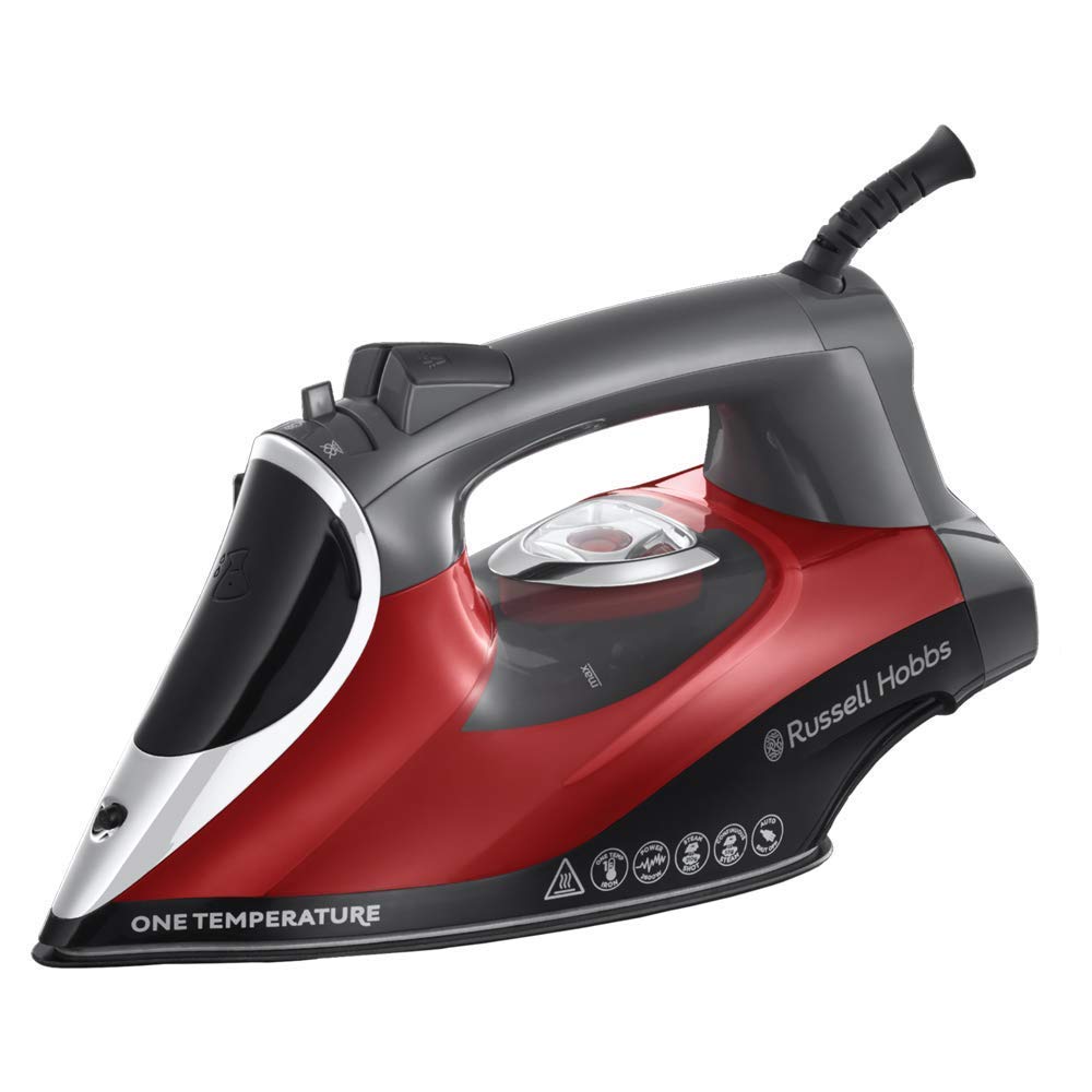 Russell Hobbs 25090-56 Plancha De Vapor, Color Rojo/Negro