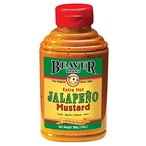 Beaver Hot Jalapeno Mustard - 368g