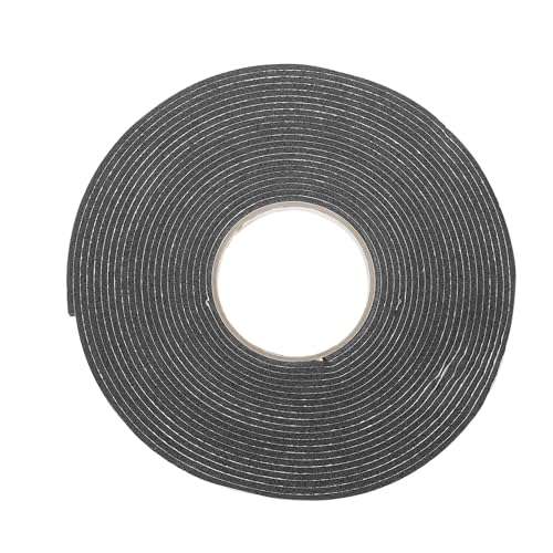 Image of uxcell 1pcs Rolls Double Sided Foam Tape Removeable Foam Sponge Mounting Tape Strong Adhesive Tape Strips(Black, 32ft x 1 /2 inch x 1 /8 inch) for Home Paint Wall Hanging Poster Decor