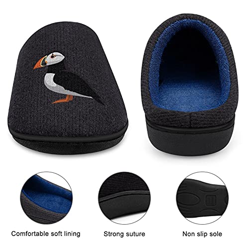Atlantic Puffin Women's Knitted Cotton Slippers Soft Comfort Warm House Casual Shoes 5