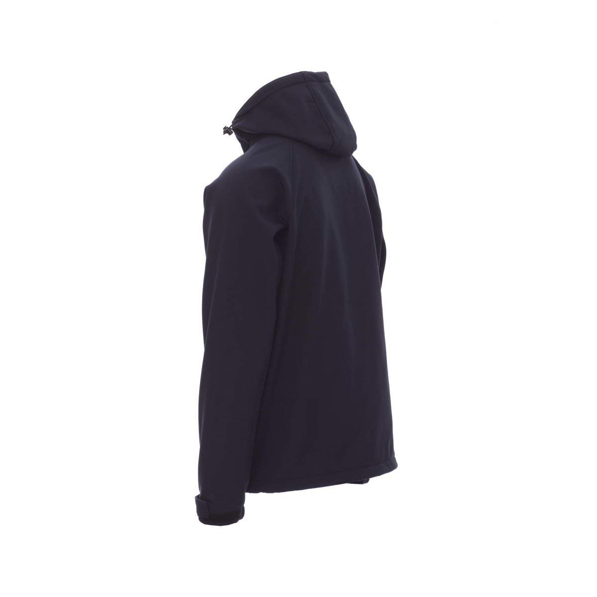 PAYPER Giacca con Cappuccio Uomo Soft Shell Gale TRASPIRABILE Impermeabile (L, Navy)