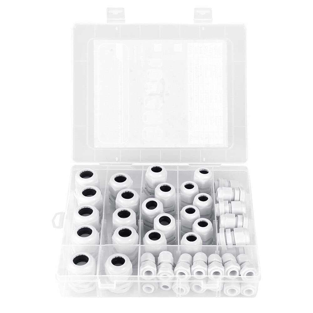 Presse-étoupe en plastique blanc kit pour réparer les boîtiers humides