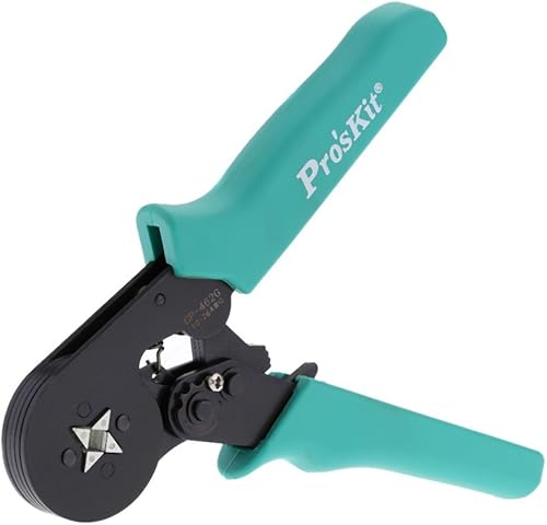 Miniatura 3 de ProsKit CP-462G - Alicates de prensado de alambre de virola cuadrada ajustable, herramienta práctica de prensado de línea