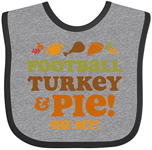 inktastic Football Turkey and Pie Baby Bib