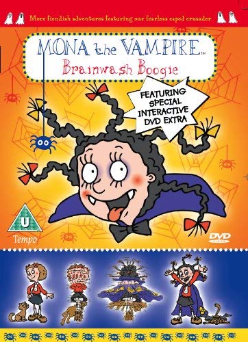Mona The Vampire DVD original para tardes de cine en ingles con niños y coleccionistas