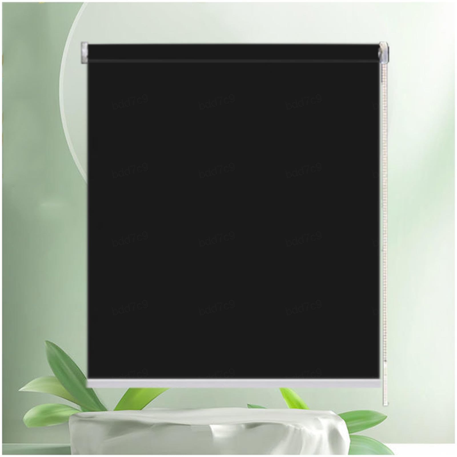 Thermal Blackout Roller Blinds for Windows, Sunshade Roller Blinds, Window Roller Shades, Anti-uv Blackout Curtains, 40–150cm Wide,black-75x125cm/29.5 * 49in