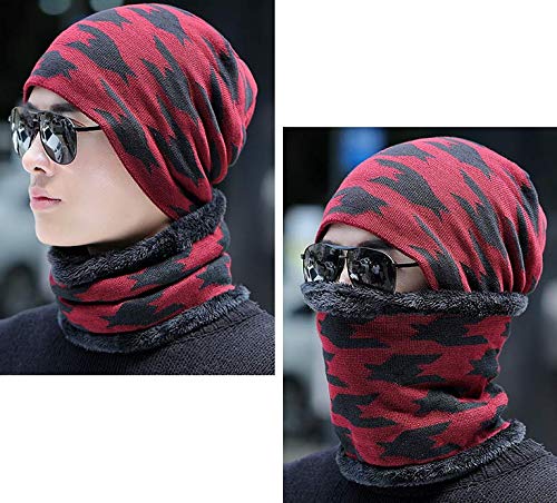 Bonnet d'hiver pour hommes protégeant du vent froid avec cache-oreilles