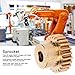 Sprocket, 24 Teeth Sprocket Brass 6mm D Bore MOD 0.8 Gear, Industrial Robot Spare Parts for Speed Increase and Torsion Maximize, Robot Parts