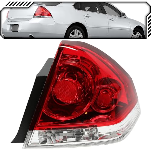 EPIC LIGHTING Halogen Replacement Spec Tail Light Compatible with CHEVROLET 06-13 IMPALA SS LT LTZ LS [ GM2801193 25971598 ] Right Passenger Side