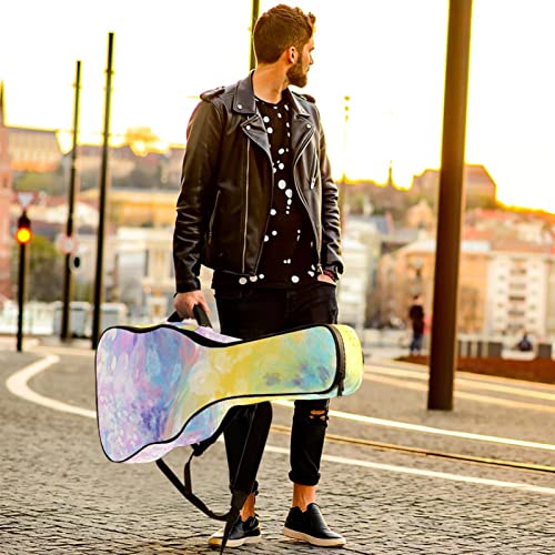 Housse imperméable pour guitare acoustique avec double bandoulière et poche Motif cœurs, Multicolore 03., 42.9×16.9×4.7… - Les Beatles, Paul McCartney, John Lennon, RIngo Starr, George Harrison Housse imperméable pour guitare acoustique avec double bandoulière et poche Motif cœurs, Multicolore 03., 42.9x16.9x4.7… – Image 7