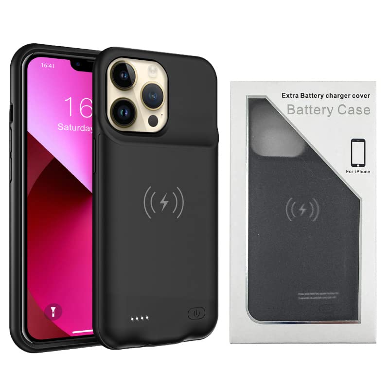 Amazon | FUNKS iPhone14pro max 対応 バッテリー内蔵ケース 5000mAh