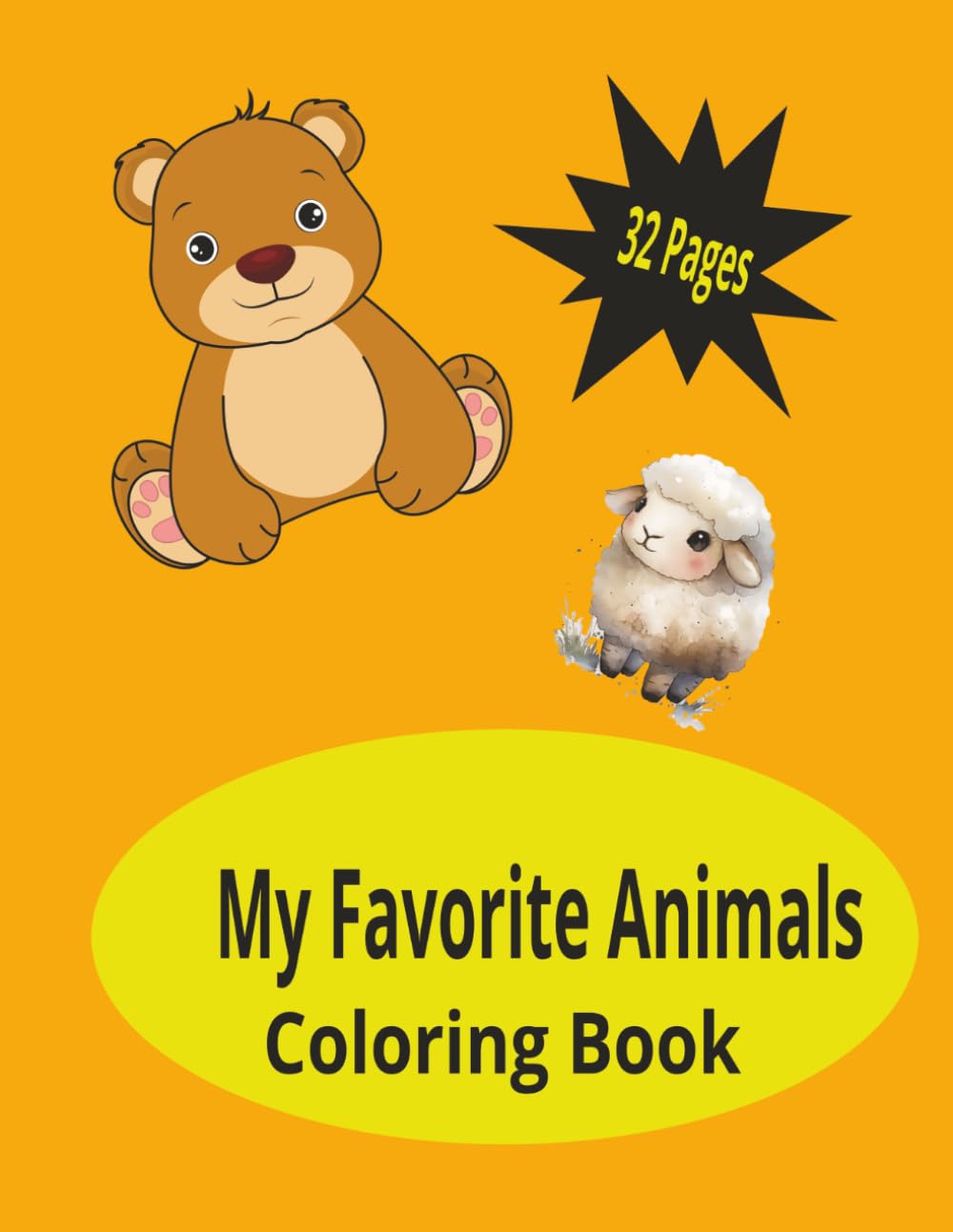 My Favorite Animals Coloring Book