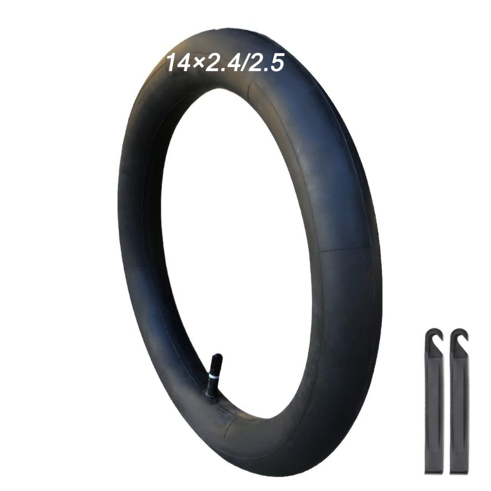 2 Camere D'Aria Per Bici/E-Bike Da 14 Pollici - Valvola Angolata CR202, Misure 14x2.125-2.40