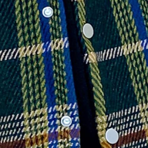 Children's universal shirt jacket with pearl buttons, plaid flannel fabric, polyester filling for warmth 5-16 years old4