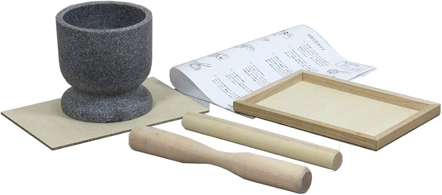 Amazon | みかげ石 食べきり餅つきセット2合用 実演DVD付 | ナガノ産業