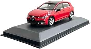 Amazon | ミニカーモデル 1:43スケール レッド フォルクスワーゲン