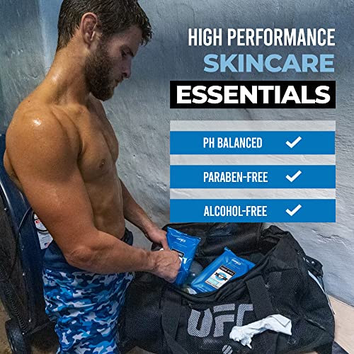 Game Face Cooling Face Wipes 25 Count XL Size Compostable Cloth Naturally Formulated and Lightly Scented Hydrating, Energizing, and Invigorating Wipes for Athletic, Sport, and On The Go Needs. - Image 7