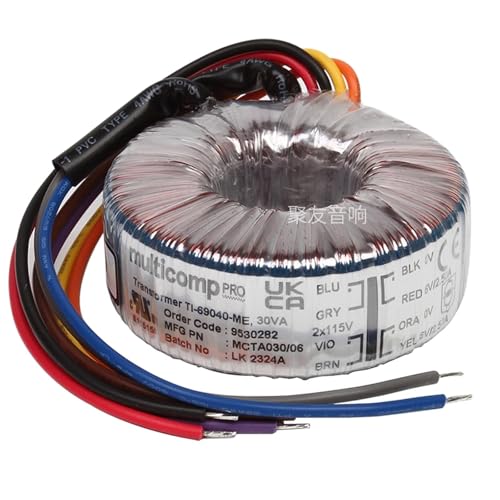 Transformateur toroïdal 30W pour fabrication d'amplificateur audio DIY