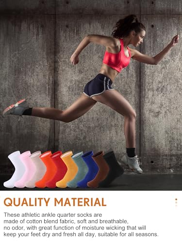 Image of Tarpop 100 Pairs Bulk Mens Socks Moisture Wicking Casual Sports Ankle Socks for Homeless Unisex Adult Men Women