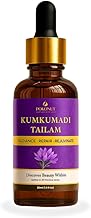 POKONUT - nurture with love 24k Kumkumadi Tailam Face Oil for Glowing Skin, Infused with Saffron for Radiant Skin, Helpful to Dark Spots and Pigmentation, Pack of 1 (30 ML)