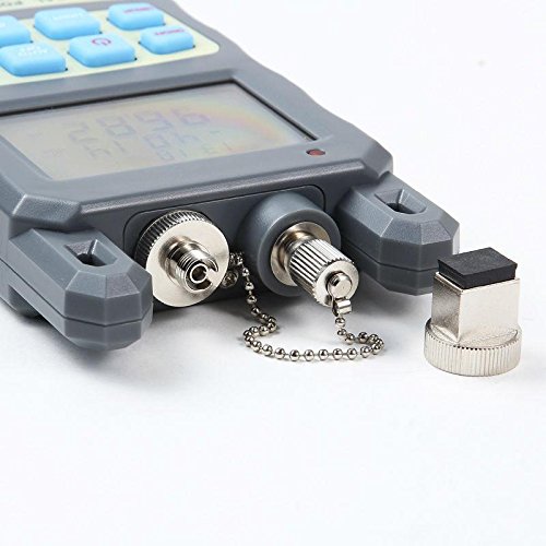 Professional All in one Handheld Optical Power Meter, Comes with Stronger 5mW Visual Fault Locator & Fiber Optic Light Cable Tester. -70 to +10dBm - English Instructions - Commercial Quality
