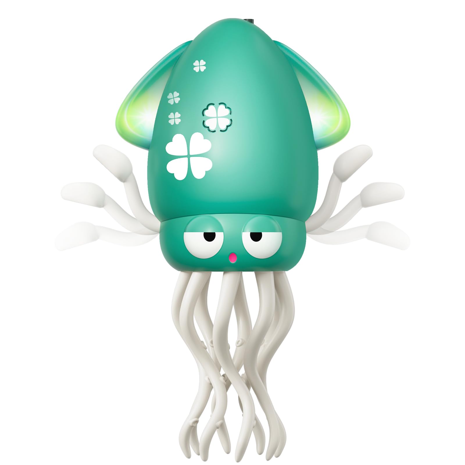MACALOCA Dancing Squid Baby Toy, Dancing Octopus Tummy Time Toys for Toddlers, Infant Crawling Walking Baby Toys with Music & Light for 3-6 6-12 12-18