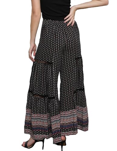 Angie Women's Lace Elastic Waist Bell Pant3