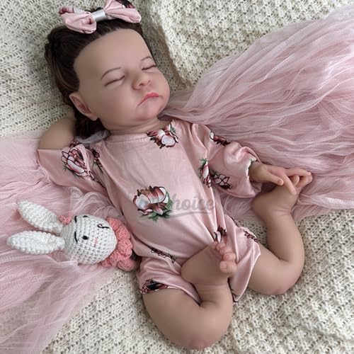 Muñeca Reborn Bebé Realista Silicona 50 cm miniatura 1