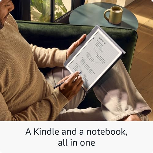 Amazon 53-036208 New Amazon Kindle Scribe (64Gb) - Redesigned Display With Uniform Borders. Now Write Directly On Books And Documents. With Built-In Notebook Summarization. Includes Premium Pen thumb #1