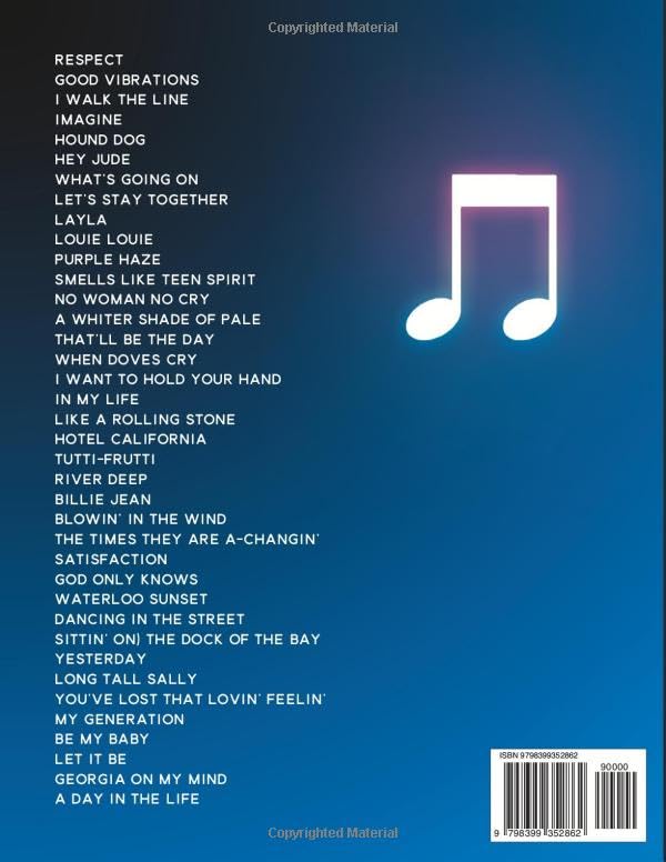 Miniatura 2 de Rolling Stone Piano Sheet Music 38 Selections from the 500 Greatest Songs of All Time( Easy Piano )