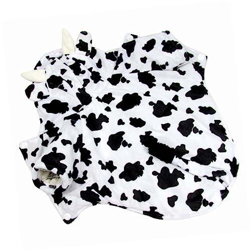 Disfraz adorable de vaca para perros tamaño XL