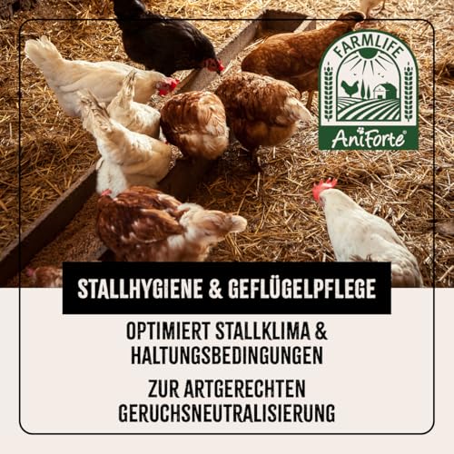AniForte Kieselgur für Hühner 4,2kg inkl. Stäubeflasche - Reines Kieselgur Hühner Pulver, Kieselerde Pulver, Naturprodukt für Hühnerstall, Laborgeprüft für Geflügel Betriebe
