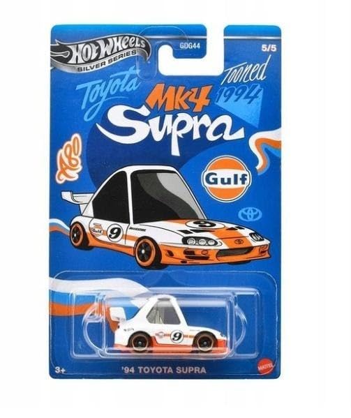Hot Wheels Silver Series - Gulf 94 Toyota Supra/Toys, Multicolor