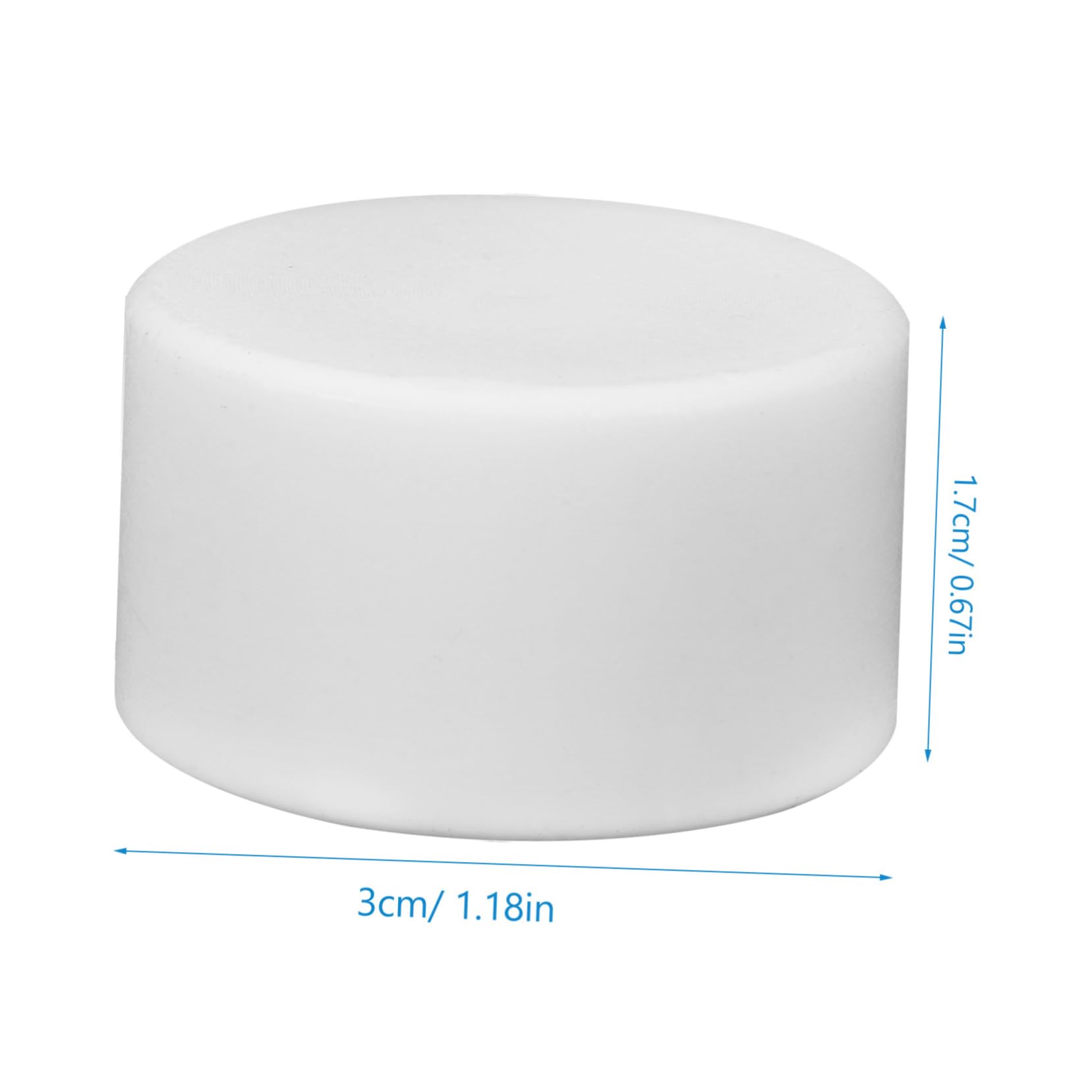 VILLFUL 5pcs Laboratory Evaporation Dish Petri Dish 30mm Petri Plates Culture Dish Agar Culture Petri Dishes 30mm Petri Dish Chemistry Petri Holder Agar Plates Evaporating Dish White PTFE