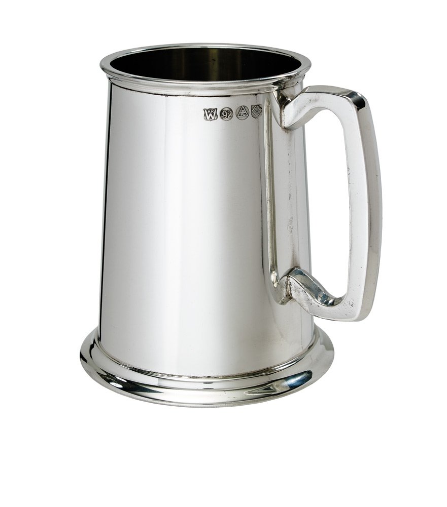 Wentworth Pewter Plain 1 Pint Pewter Tankard